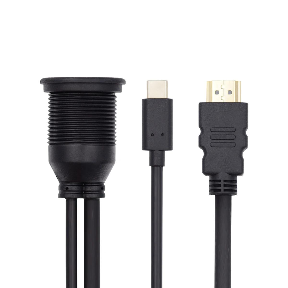 Cablec USB-C CŸ USB 3.1  HDMI 4K ڵ ÷ Ʈ ͽټ ڵ   г